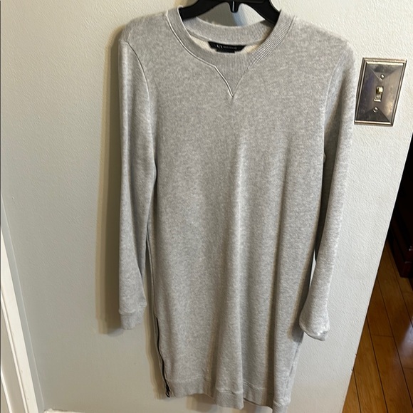 A/X Armani Exchange Gray Sweater Dress - Picture 1 of 4